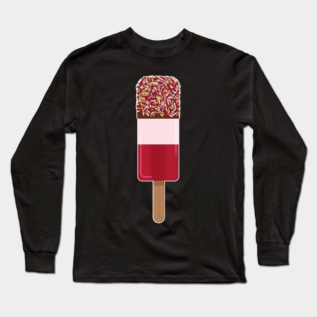 Ice Lolly with sprinkles Long Sleeve T-Shirt by BeyondGraphic